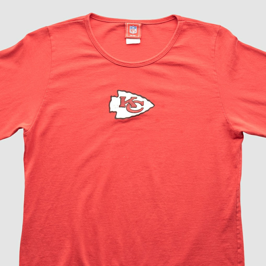 Kansas City Chiefs NFL 2000s Long Sleeve T-shirt - Red Vintage discount