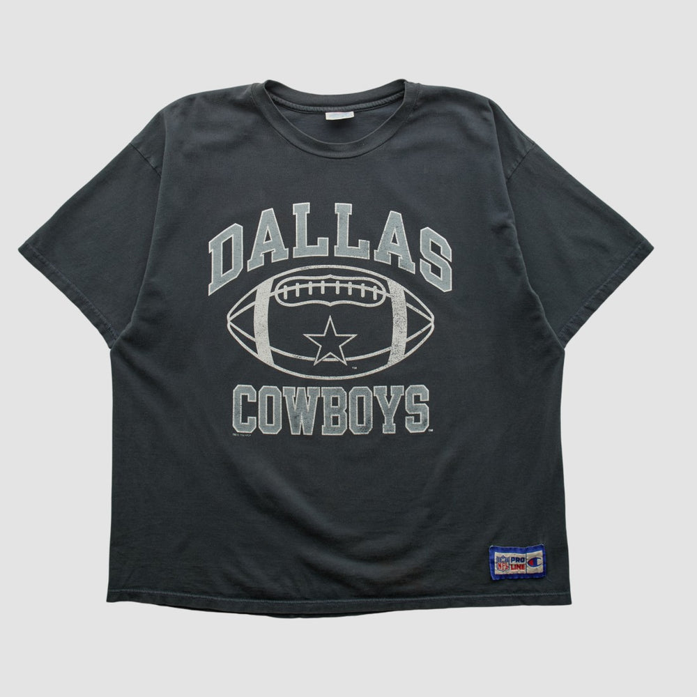 Dallas Cowboys Champion 90s T-shirt - Black Vintage online