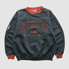 New York Giants Lee Apparel 90s Pullover Sweatshirt - Charcoal Vintage for sale