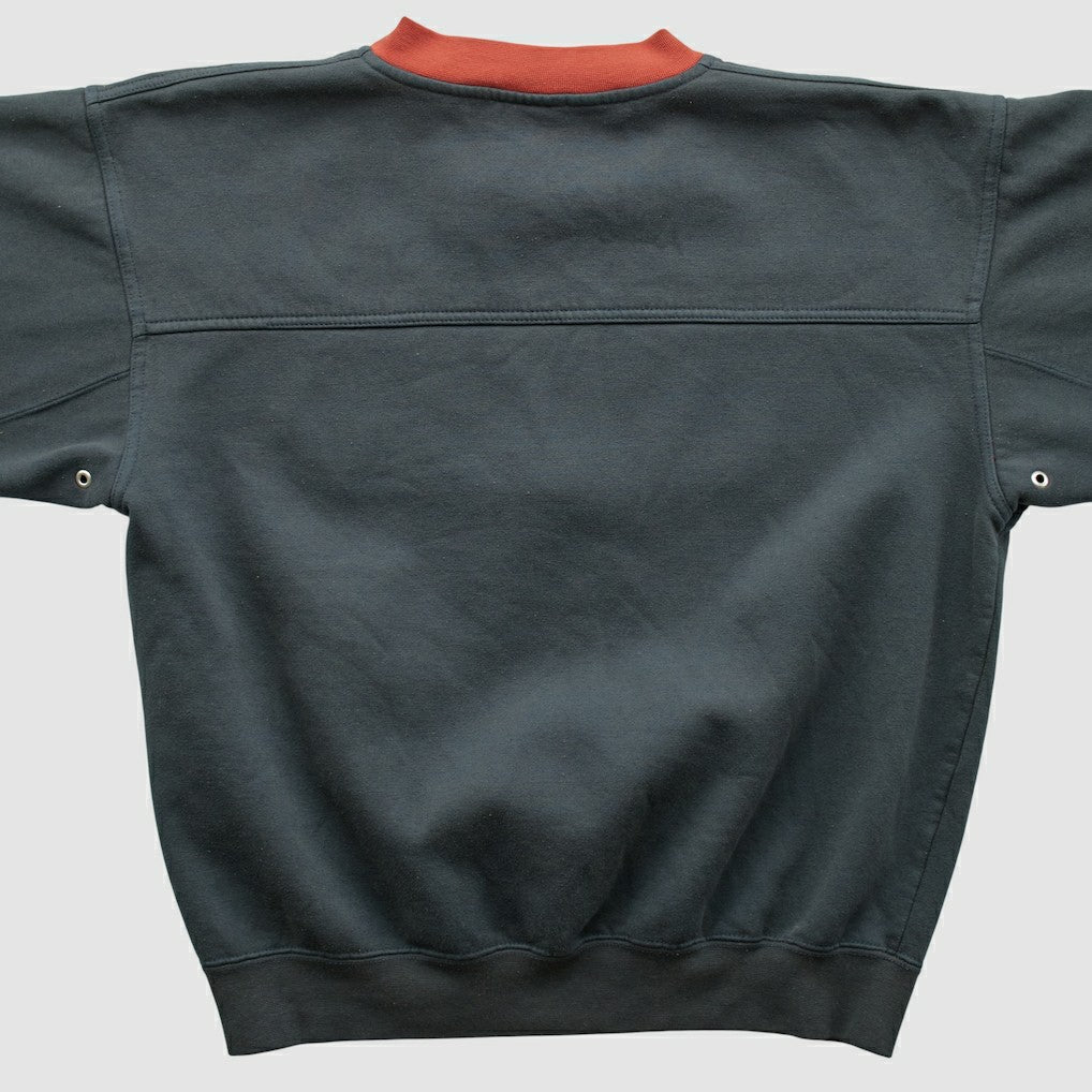 New York Giants Lee Apparel 90s Pullover Sweatshirt - Charcoal Vintage for sale
