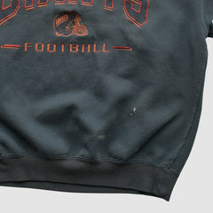 New York Giants Lee Apparel 90s Pullover Sweatshirt - Charcoal Vintage for sale