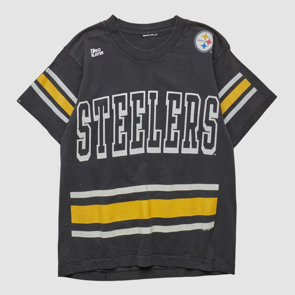 Pittsburgh Steelers Pro Player 90s T-shirt - Black Vintage cheap