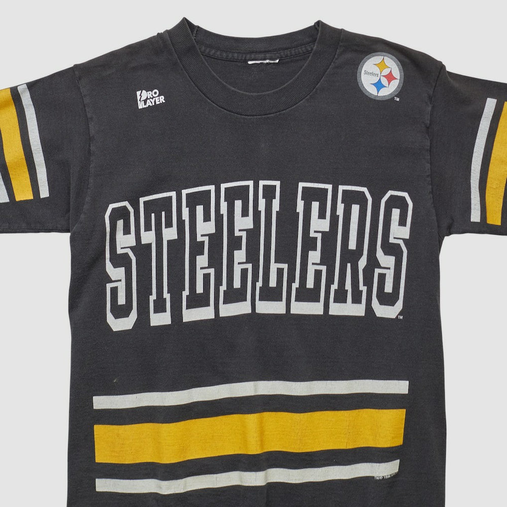 Pittsburgh Steelers Pro Player 90s T-shirt - Black Vintage cheap