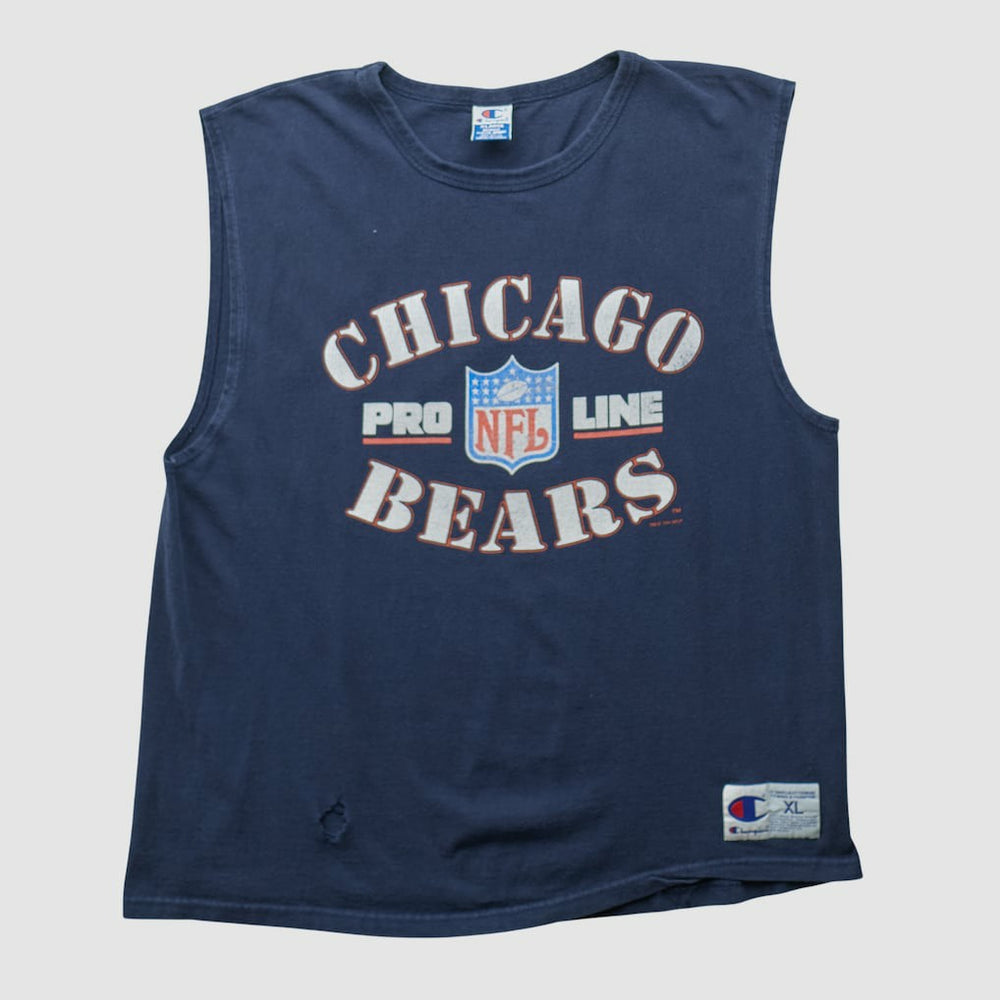 Chicago Bears Champion 90s Tank - Navy Vintage outlet