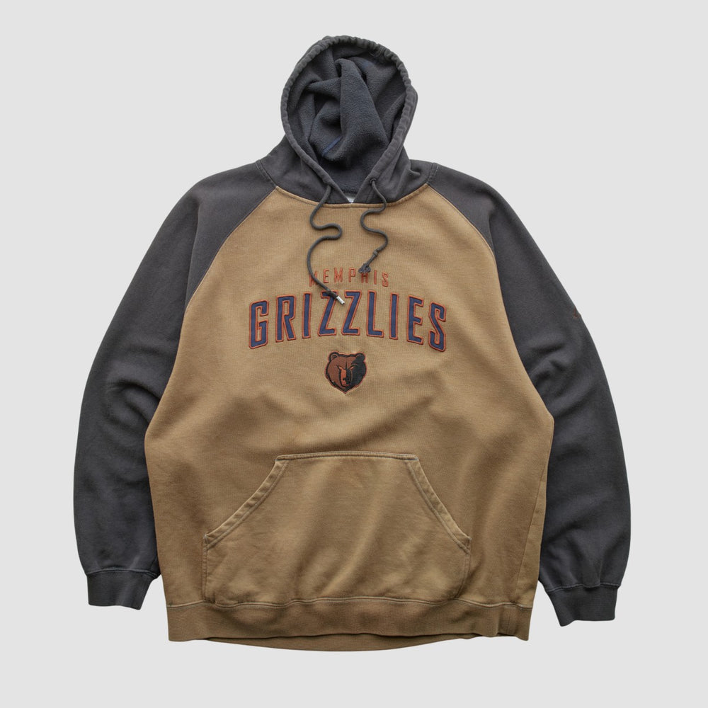 Memphis Grizzlies Reebok 2000s Hooded Pullover Sweatshirt - Clay Vintage online