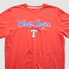 Texas Rangers 2011 T-shirt Red Vintage