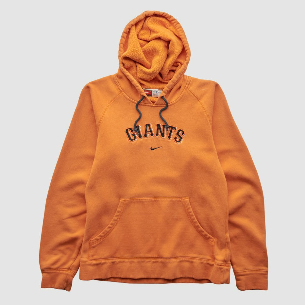 San Francisco Giants 2000s Hooded Pullover Sweatshirt Orange Vintage