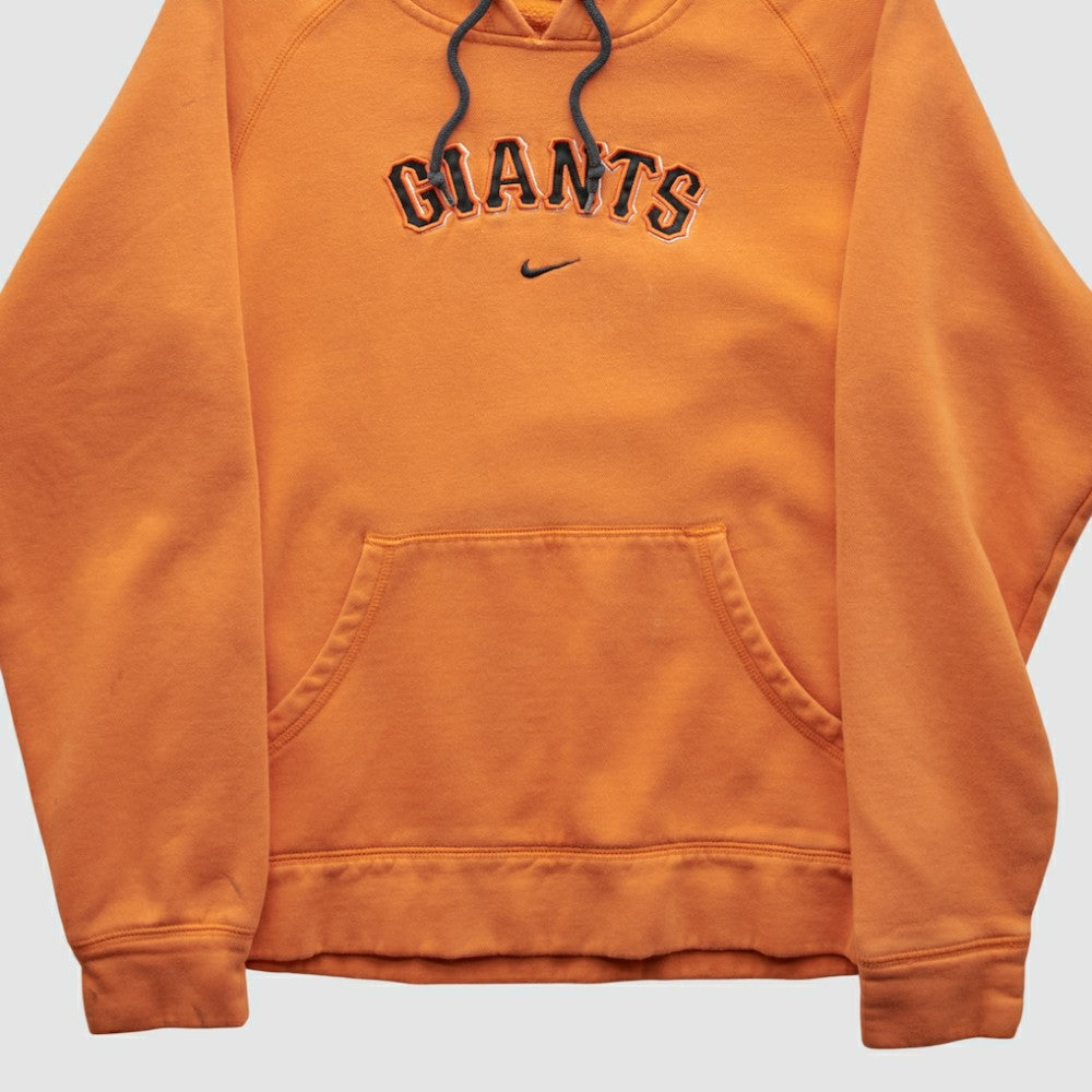 San Francisco Giants 2000s Hooded Pullover Sweatshirt Orange Vintage