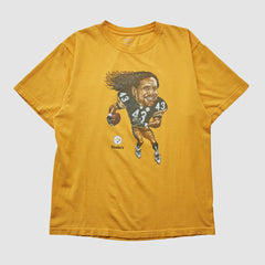 Pittsburgh Steelers Reebok 2000s T-shirt - Yellow Vintage sale