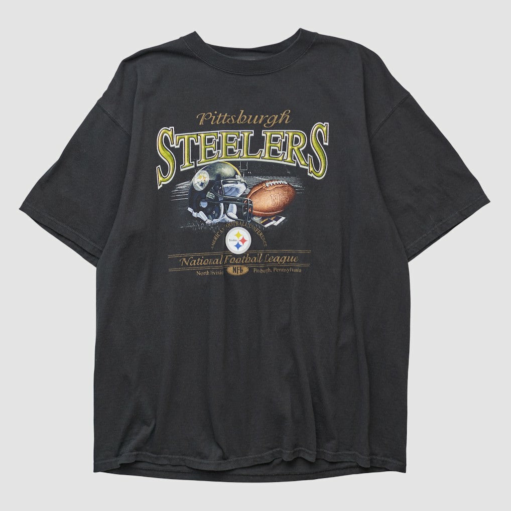 Pittsburgh Steelers NFL 2000s T-shirt - Black Vintage sale