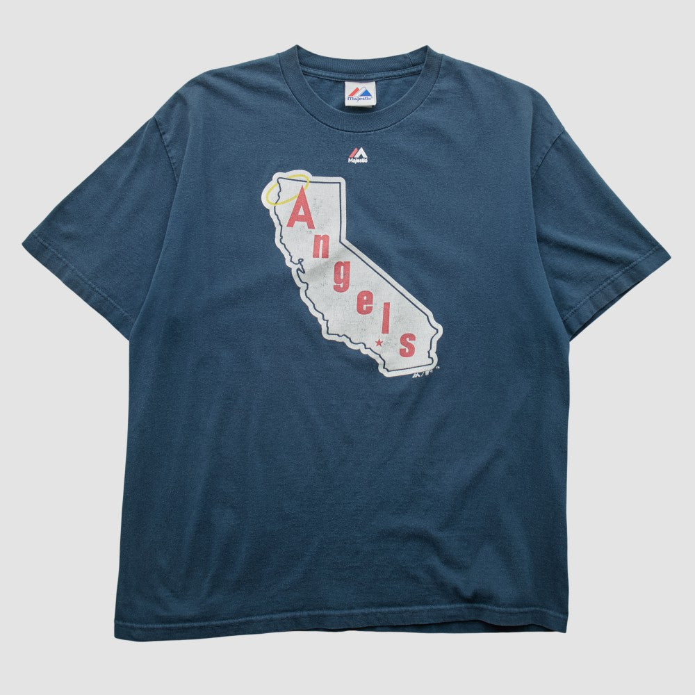 Los Angeles Angels Majestic 2010s T-shirt Navy Vintage