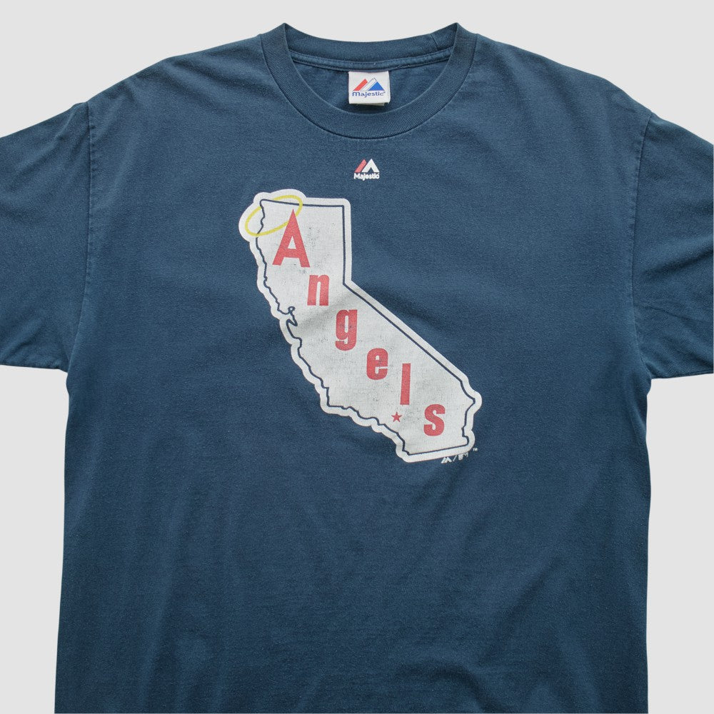 Los Angeles Angels Majestic 2010s T-shirt Navy Vintage