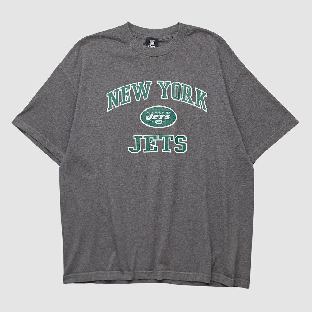 New York Jets NFL 2010s T-shirt - Dark Heather Gray Vintage outlet