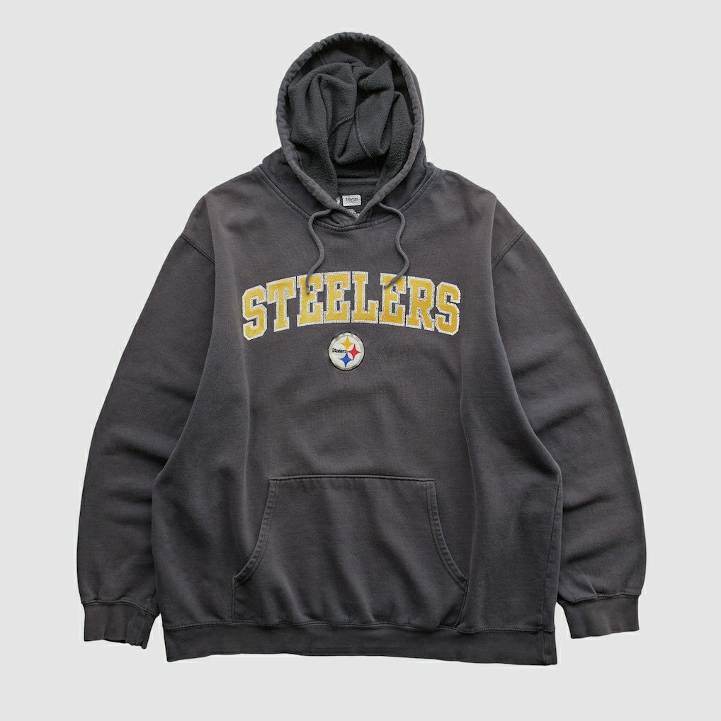 Pittsburgh Steelers NFL 2010s Hooded Pullover Sweatshirt - Black Vintage online