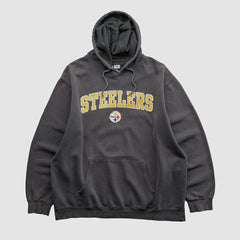 Pittsburgh Steelers NFL 2010s Hooded Pullover Sweatshirt - Black Vintage online