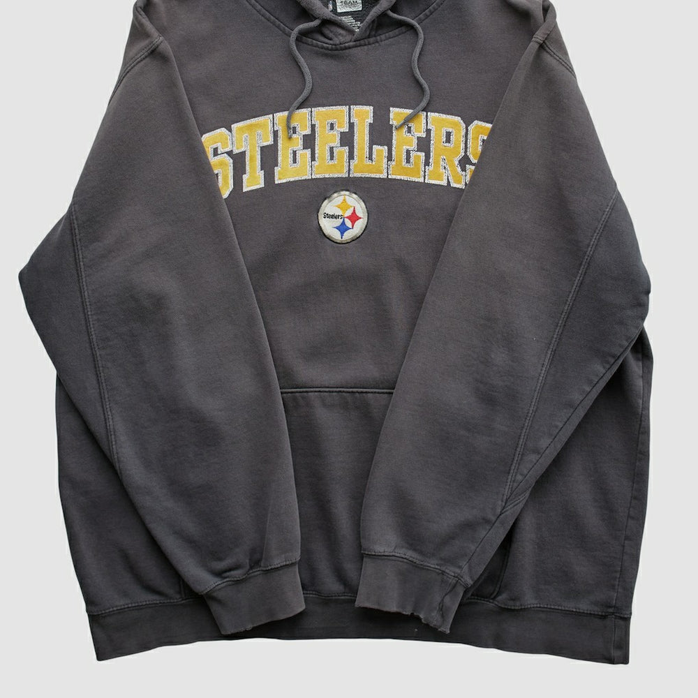 Pittsburgh Steelers NFL 2010s Hooded Pullover Sweatshirt - Black Vintage online