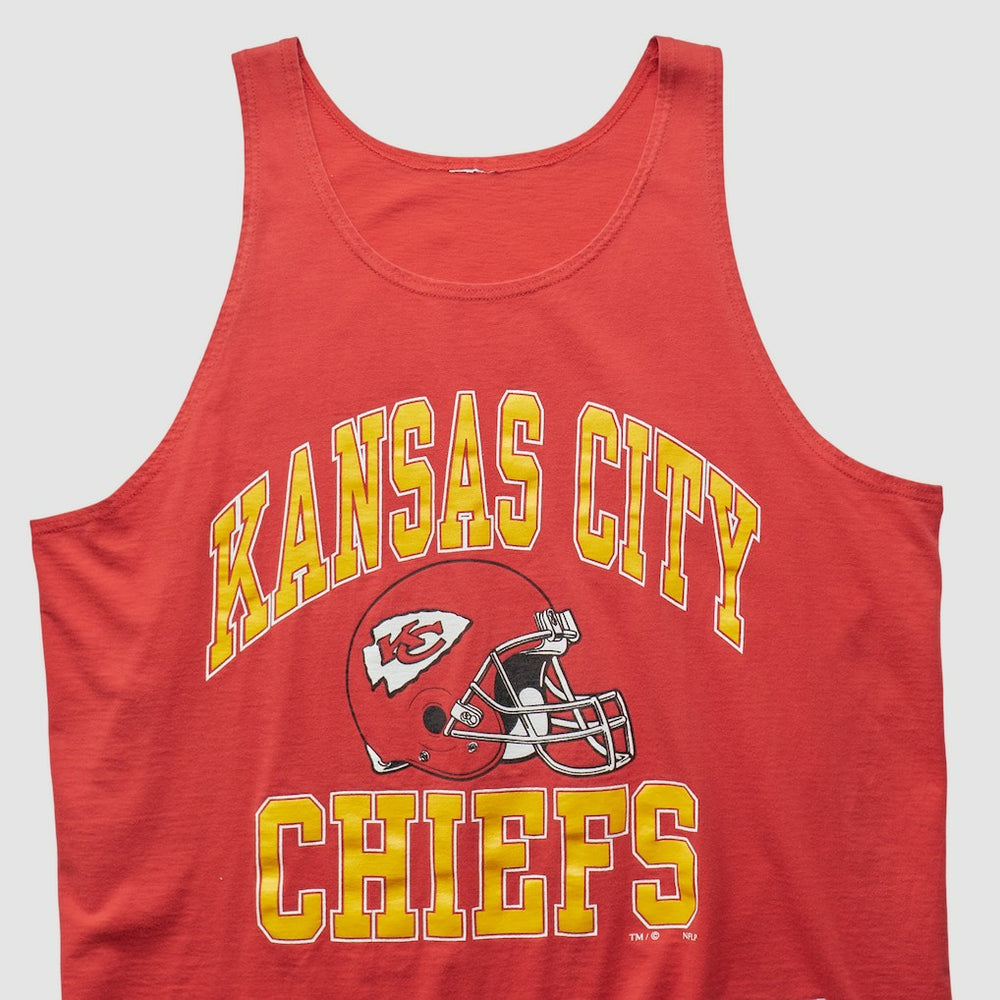 Kansas City Chiefs Russell 90s Tank - Red Vintage for sale