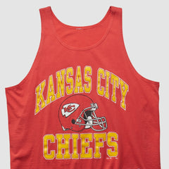 Kansas City Chiefs Russell 90s Tank - Red Vintage for sale