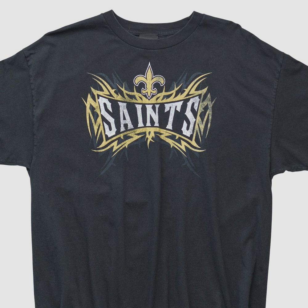New Orleans Saints Reebok 2000s T-shirt - Black Vintage for sale