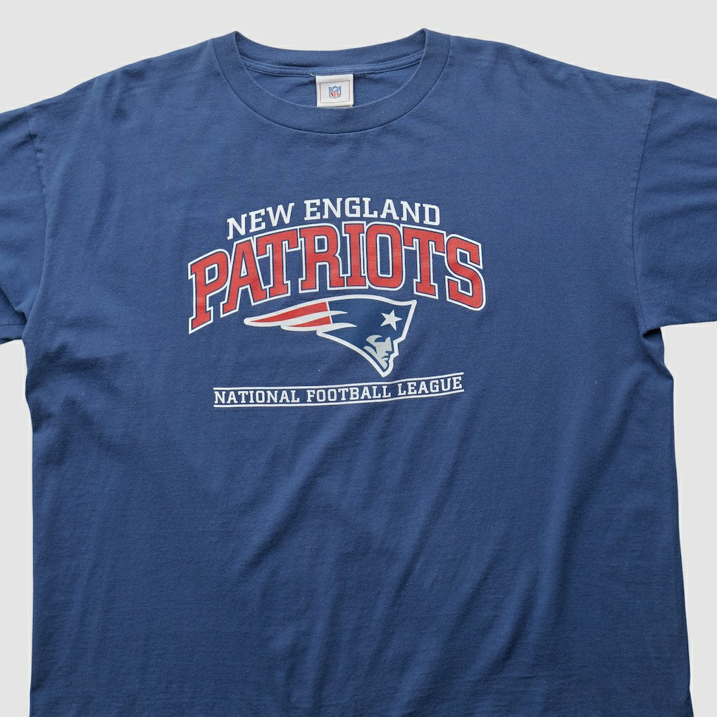 New England Patriots NFL 2000s T-shirt - Navy Vintage for sale