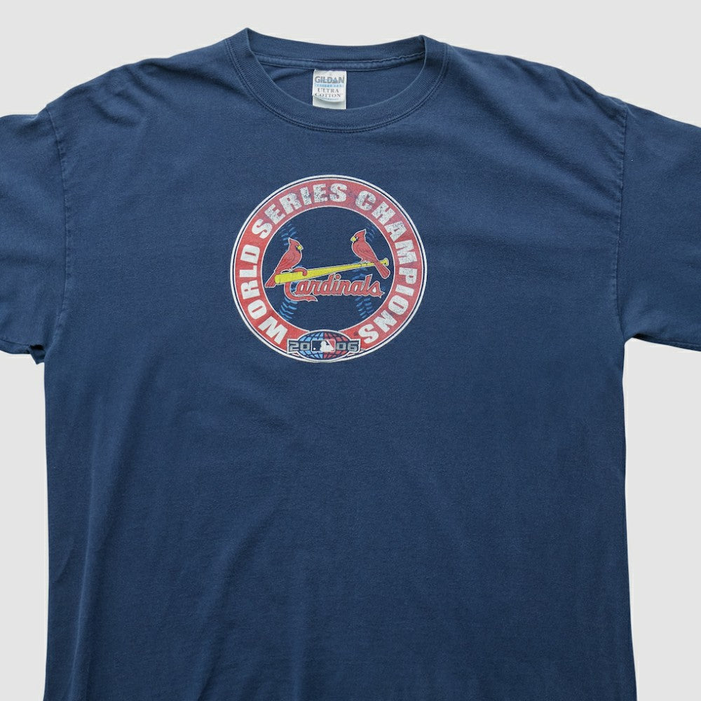 St. Louis Cardinals Gildan 2006 Long Sleeve T-shirt Navy Vintage