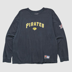 Pittsburgh Pirates 2000s Long Sleeve T-shirt Navy Vintage