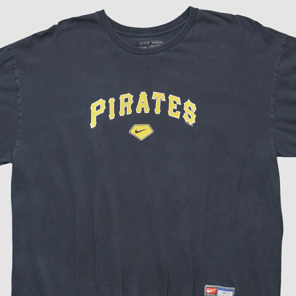 Pittsburgh Pirates 2000s Long Sleeve T-shirt Navy Vintage