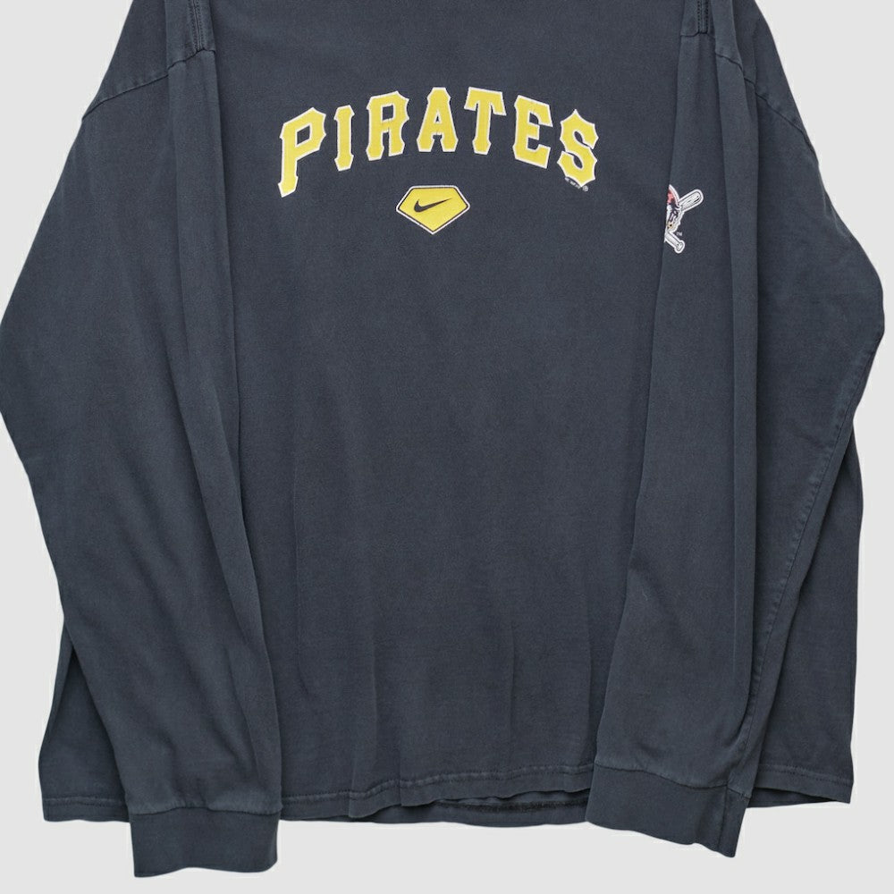 Pittsburgh Pirates 2000s Long Sleeve T-shirt Navy Vintage