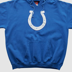 Indianapolis Colts NFL 2000s Hooded Pullover Sweatshirt - Blue Vintage outlet