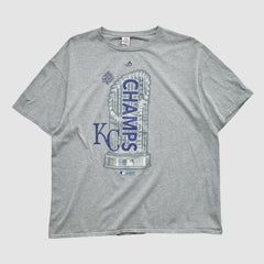 Kansas City Royals Majestic 2015 T-shirt Heather Gray Vintage
