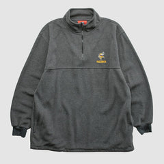 Minnesota Vikings NFL 2000s 1/4 Zip Sweatshirt - Dark Heather Gray Vintage cheap