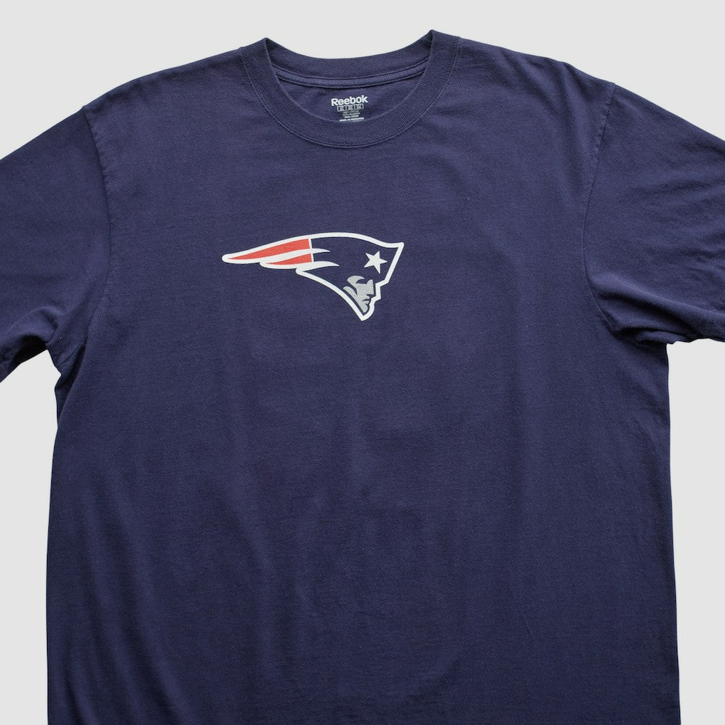 New England Patriots Reebok 2000s T-shirt - Navy Vintage cheap