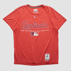 St. Louis Cardinals Majestic 2010s T-shirt Red Vintage