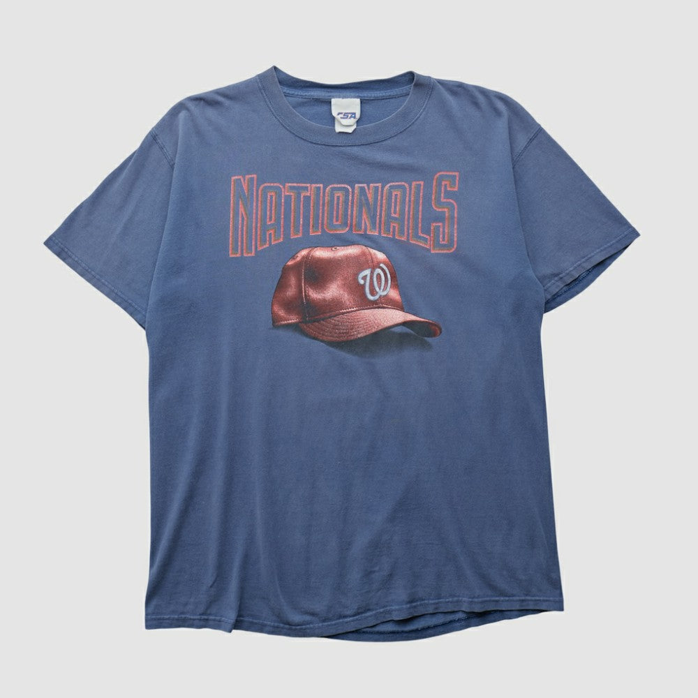 Washington Nationals CSA 2000s T-shirt Navy Vintage