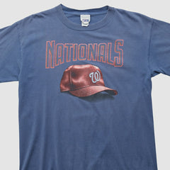 Washington Nationals CSA 2000s T-shirt Navy Vintage