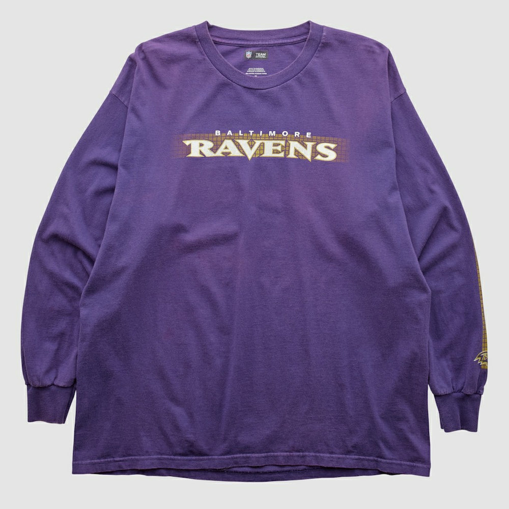 Baltimore Ravens NFL 2010s Long Sleeve T-shirt - Purple Vintage cheap