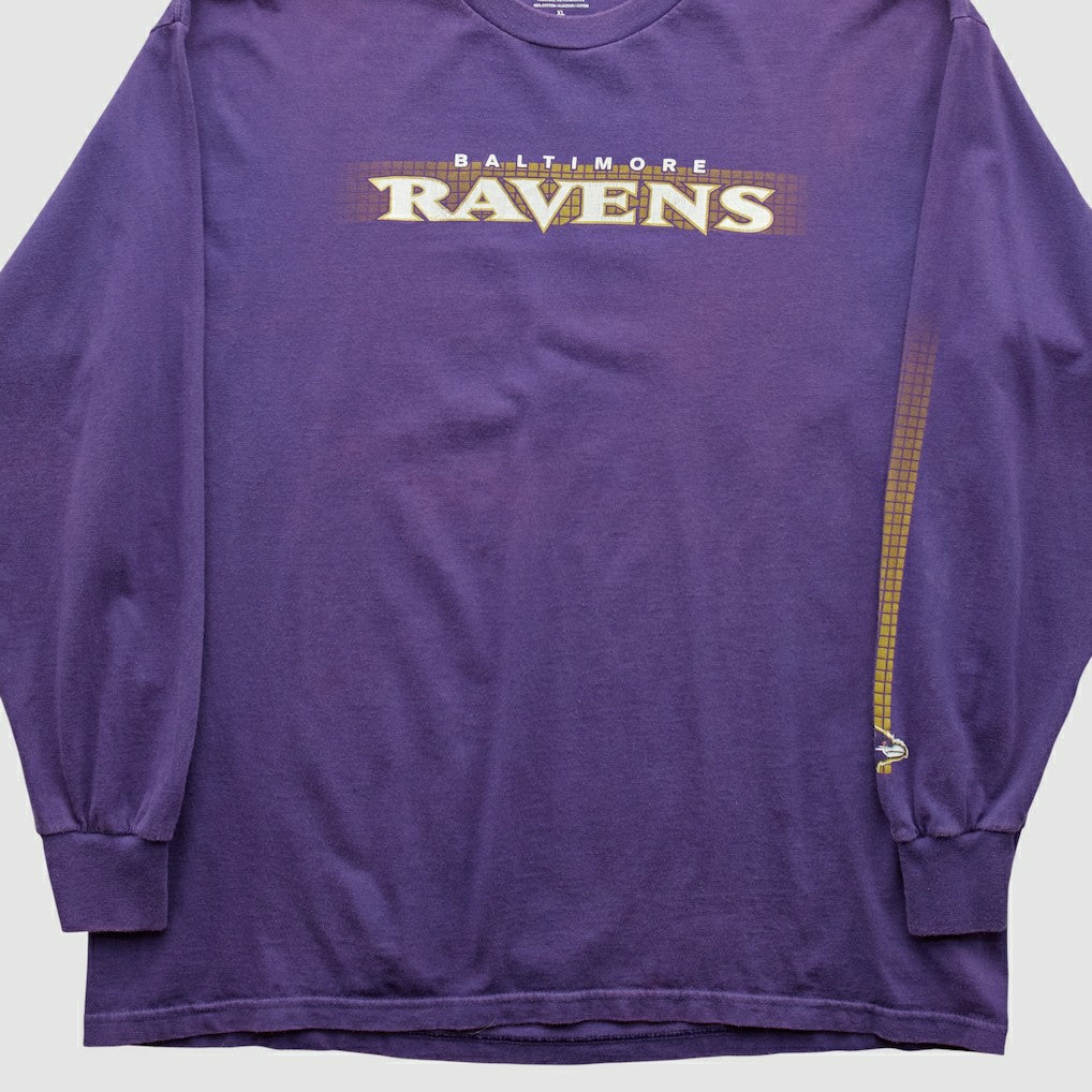 Baltimore Ravens NFL 2010s Long Sleeve T-shirt - Purple Vintage cheap
