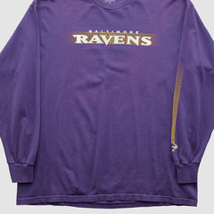 Baltimore Ravens NFL 2010s Long Sleeve T-shirt - Purple Vintage cheap