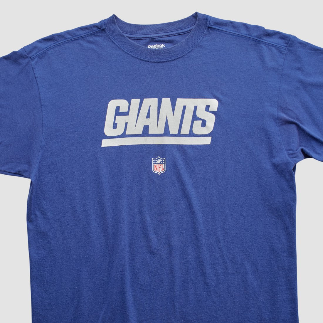 New York Giants Reebok 2000s T-shirt - Blue Vintage sale