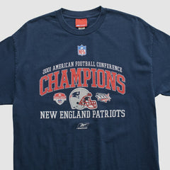 New England Patriots Reebok 2001 T-shirt - Navy Vintage online