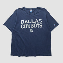 Dallas Cowboys Champion 90s T-shirt - Navy Vintage sale