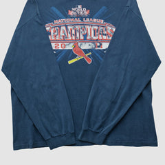 St. Louis Cardinals Alstyle 2011 Long Sleeve T-shirt Navy Vintage