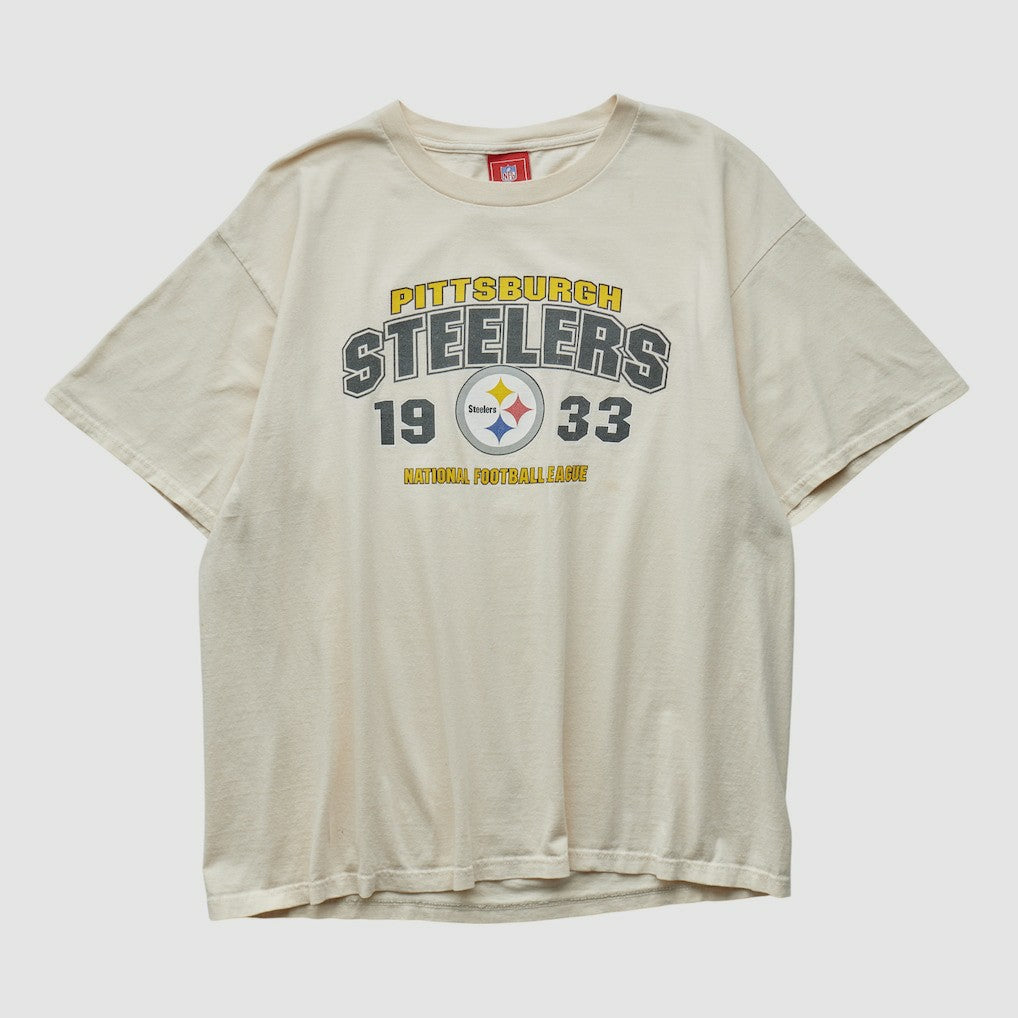 Pittsburgh Steelers NFL 2000s T-shirt - Beige Vintage on sale