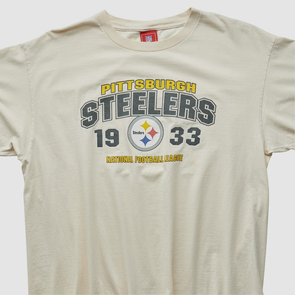 Pittsburgh Steelers NFL 2000s T-shirt - Beige Vintage on sale