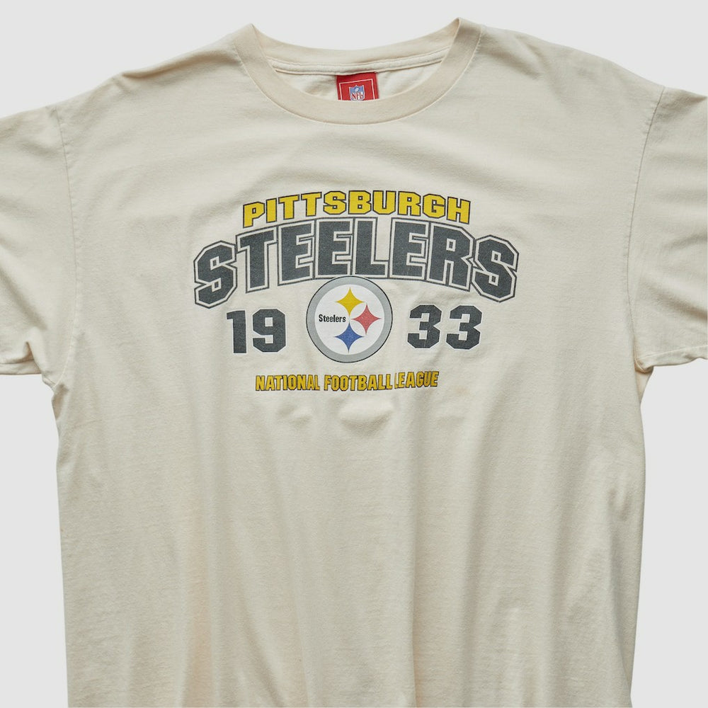 Pittsburgh Steelers NFL 2000s T-shirt - Beige Vintage on sale