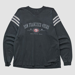 San Francisco 49ers 2000s Pullover Sweatshirt - Black Vintage discount