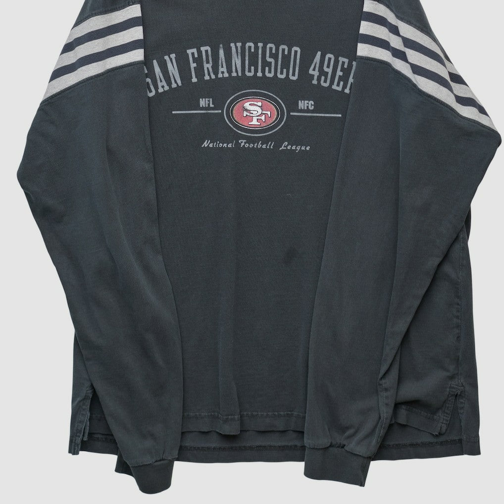 San Francisco 49ers 2000s Pullover Sweatshirt - Black Vintage discount
