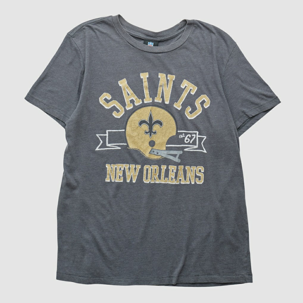 New Orleans Saints NFL 2010s T-shirt - Gray Vintage sale