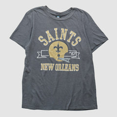 New Orleans Saints NFL 2010s T-shirt - Gray Vintage sale
