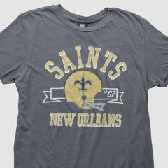 New Orleans Saints NFL 2010s T-shirt - Gray Vintage sale